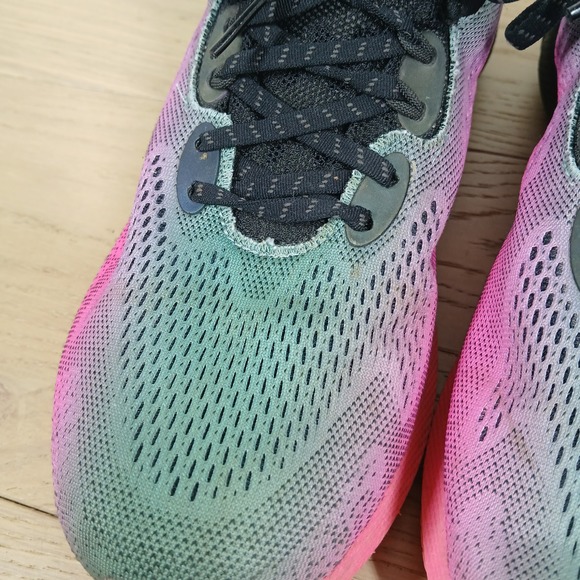 Under Armour HOVR Machina 3 Sneakers Men 11.5 Pink Green Mesh Running Athletic main image 6